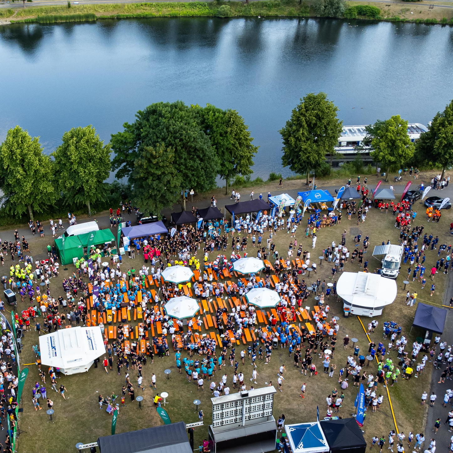 Firmenzelt 6x3m AOK-Firmenlauf Bochum