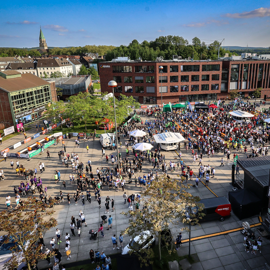 Firmenzelt 6x3m AOK-Firmenlauf Dortmund