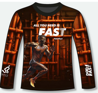 DO IT FAST Longsleeve "Stahl"